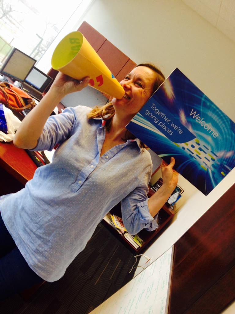 mclaudeguay's tweet photo. Office moving day for Marketing &amp; Communications @tata_comm team in Montreal with @isabelleturcot @ErikaMarsan http://t.co/5cTyXs0ep4