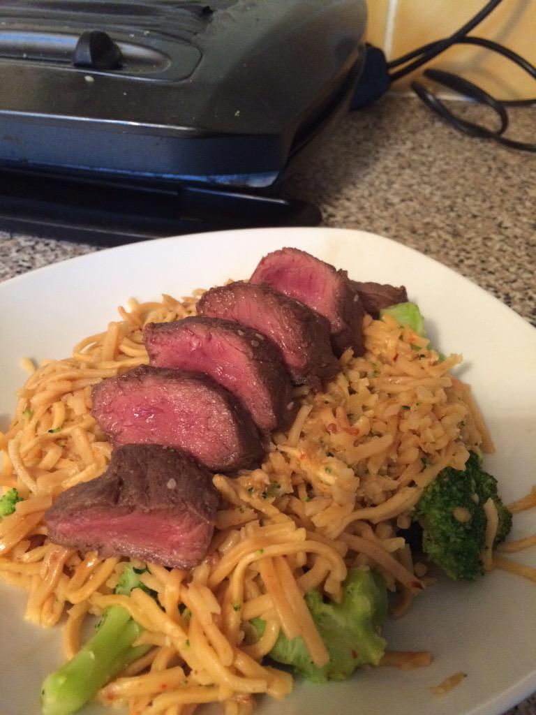 AliSimSimSim's tweet photo. @AliSimSimSim: Made teriyaki stir fry tonight with horse steaks from @MuscleFoodUK bloody good eating! http://t.co/v83TstAq7q
