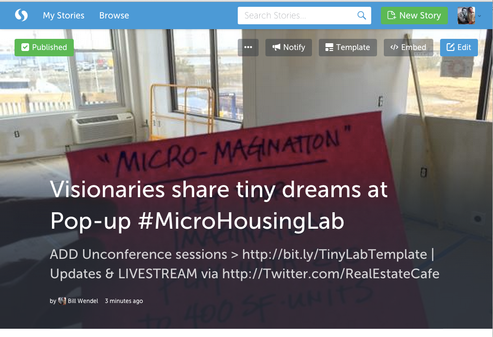 RealEstateCafe's tweet photo. .@MITdusp @MITCRE @medialab Visionaries share tiny dreams at Pop-up #MicroHousingLab http://t.co/n8lVcoKzc8 #TinyLab http://t.co/xeO9PQ4xdB