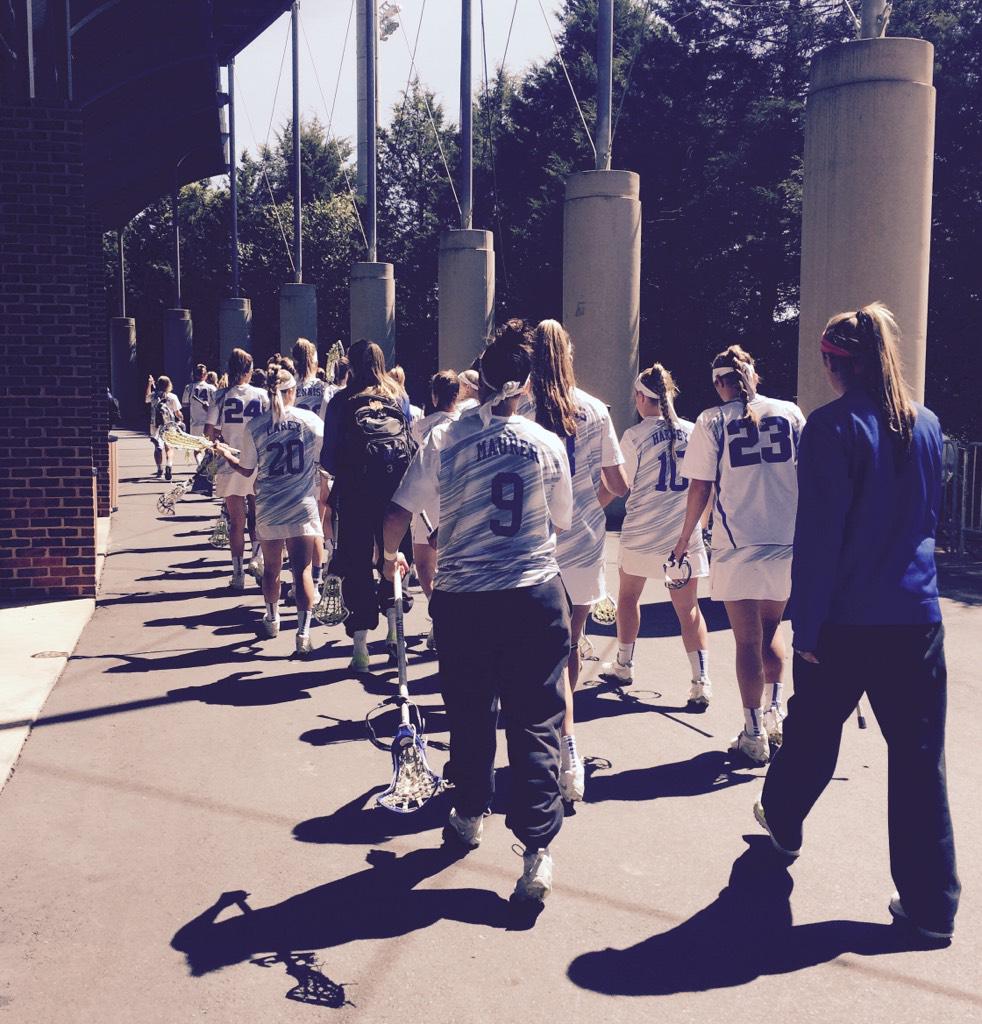 DukeWLAX's tweet photo. Blue Devils are ready! Second #ACCWLAX semifinal coming your way next #GoDuke http://t.co/SBNAZ1PcLj