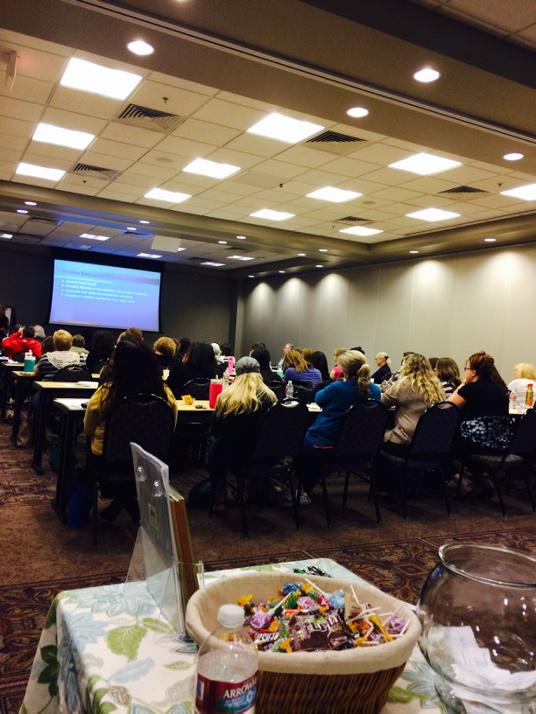 DrKatyp's tweet photo. At an anxiety OCD training with Clare Brown of Azure Acres! Anxiety is often the fuel for addiction! http://t.co/D2KjCOheRt