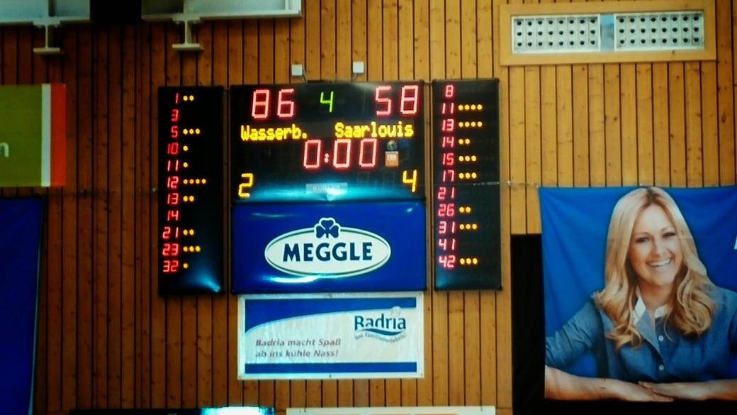 Sieg. Wasserburg gewinnt mit 86:58 das erste Finalspiel gegen <a href="/TV_SLS_Royals/">TV Saarlouis Royals</a>