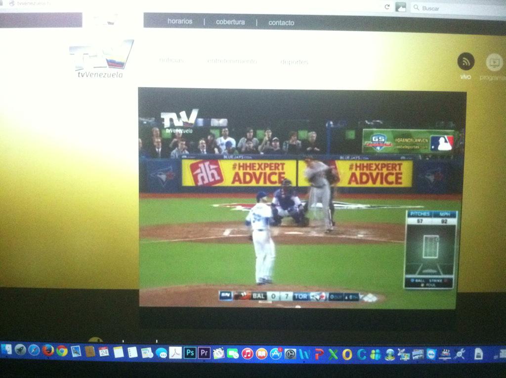 GrandSlamInter's tweet photo. Ya en vivo x @TV_VENEZUELA de costa a costa en #USA x #directv #Comcast #TWCable #AdvanceCable con lo mejor de #MLB http://t.co/uUoH3YKaVY