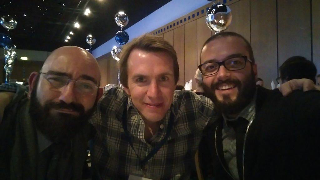sertanceylan's tweet photo. Best Buddy ever at @ITIConference Ps: Two newbies #ITIConf15 @LinguALaTurca @AllegroLT http://t.co/3tVuU5fglS