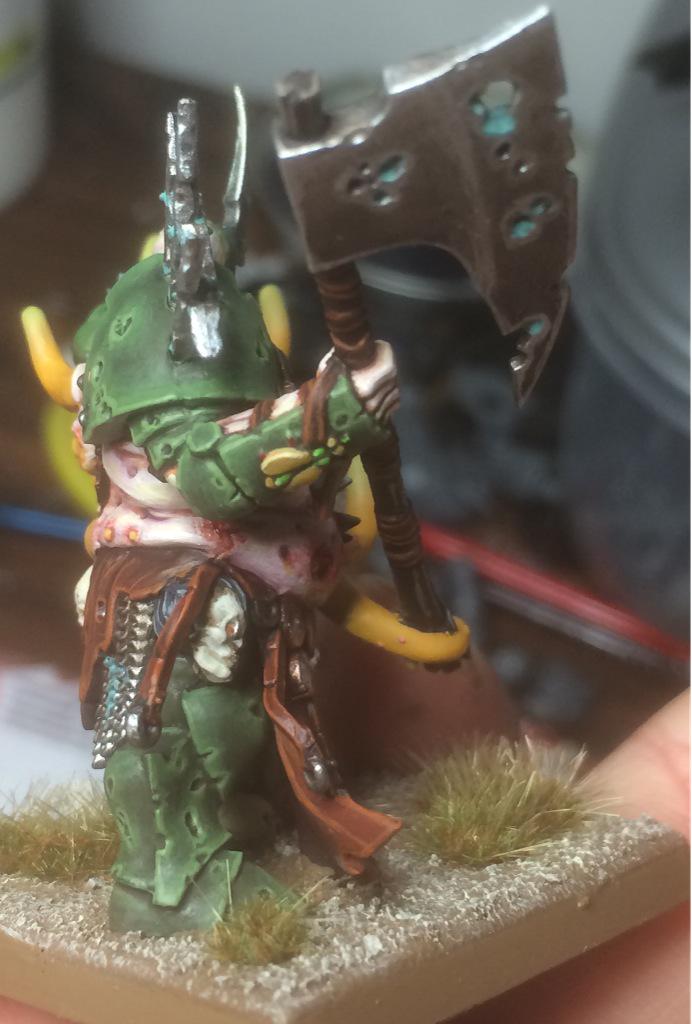 Geek40k's tweet photo. Sorry #warmongers I don't want wait till #miniaturemonday as I'm actually quite pleased with this one. http://t.co/0Fh0EWbViN