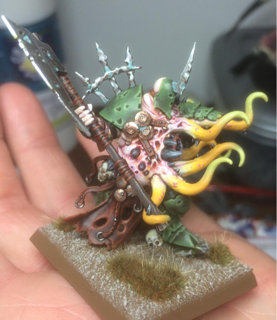 Geek40k's tweet photo. Sorry #warmongers I don't want wait till #miniaturemonday as I'm actually quite pleased with this one. http://t.co/0Fh0EWbViN