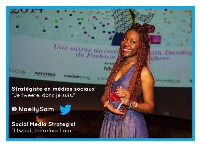 AMADesignMtl's tweet photo. #BlackExpoDesign est fier de s'associer à @NoellySam, Stratégiste en Médias Sociaux pour ce week-end du #Ibed2015! http://t.co/2PFHAgfbE0