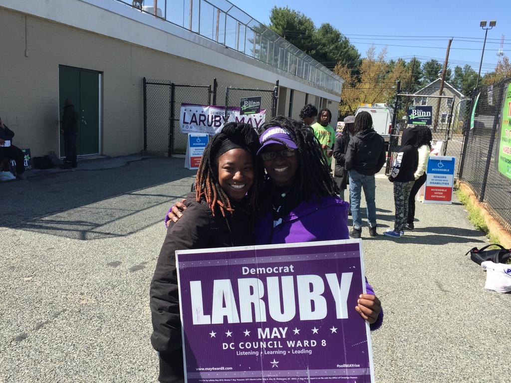 LaRubyMay's tweet photo. Fantastic Friday with Ward 8 early voters. #so8MAYrise #Purplementum #WeCanDoThisAllDay http://t.co/n2DDThXlRU