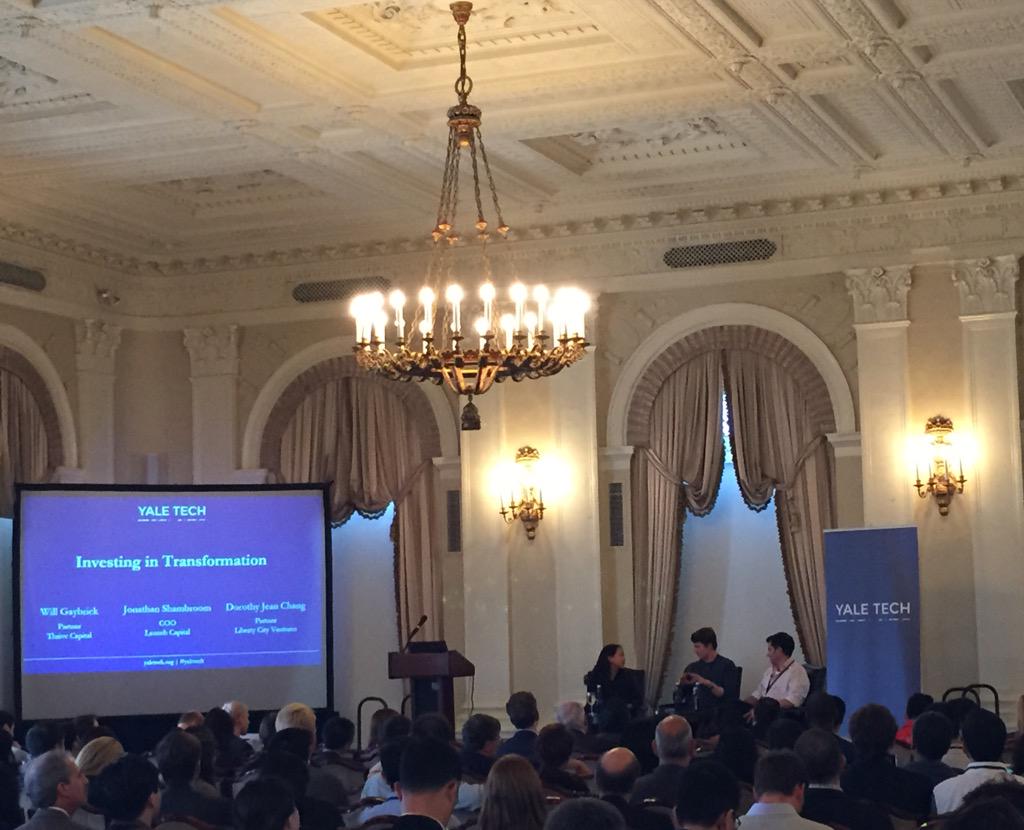 bfmuir's tweet photo. Great perspectives on VC learning curve @gaybrick @ThriveCapital @Shambroom @launchcapital @dj @LCVentures #YaleTech http://t.co/DAlo3Z3d7Q