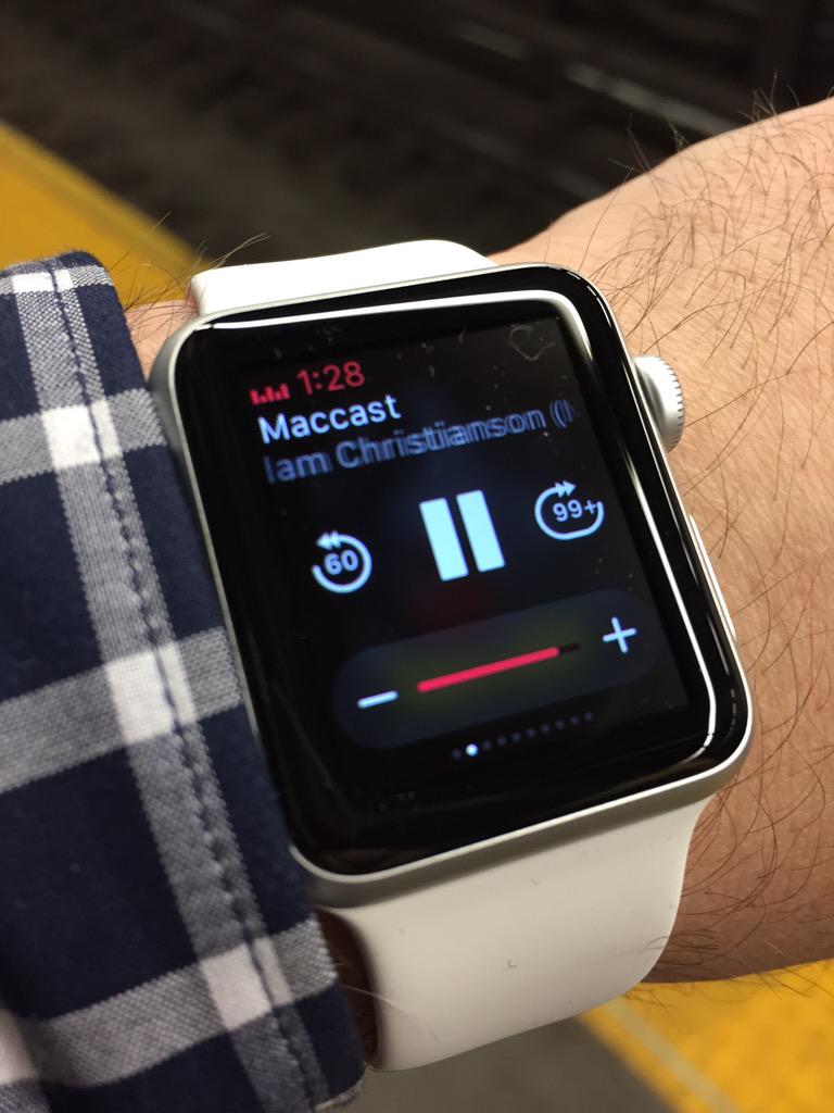 tekkfu's tweet photo. Apple upped my ship date for my #AppleWatch @maccast look what I'm listening to #macast http://t.co/7lvf6aNbOY