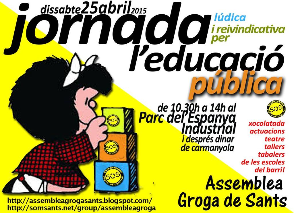 AssGrogaSants's tweet photo. Demà cap a l'Espanya Industrial a #Sants

Hi haurà xocolatada, hip-hop, teatre, tirolina, curses de sacs, ... http://t.co/cHr50heedx