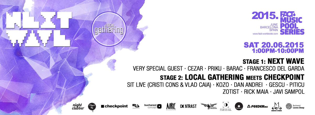 checkpointArts's tweet photo. 20.06 #OffWeek @NextWaveIbiza @FACTWW #LocalGathering #FactMusicPoolSeries #Barcelona
Details: http://t.co/iRfG9UCAQY http://t.co/hHDzrgACvI
