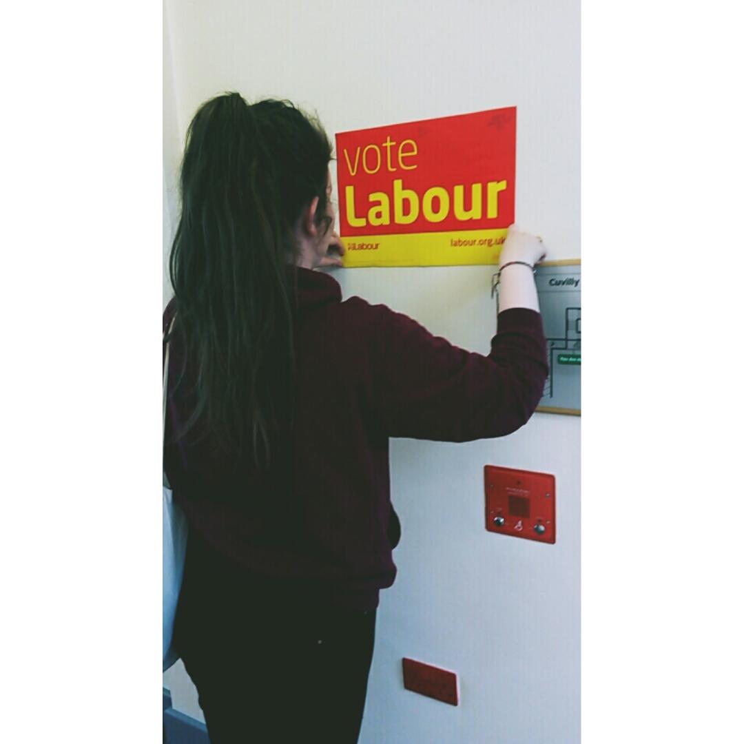 ND_Labour's tweet photo. Hard at work in the lead up to the #NDGE! http://t.co/8XiEgnMQTp