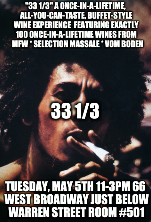 Only 11 Days until the <a href="/SelectionMassal/">Selection Massale</a> Spring Portfolio Tasting with <a href="/vomBoden/">vom Boden</a> and <a href="/MFWWineCo/">MFW Wine Co.</a> !!