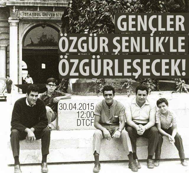 Deniz Gezmiş ve arkadaşları da bizimle. Hep beraberiz.. Özgür Şenlik 30 Nisan'da! #DTCFOzgurSenlik #DTCF