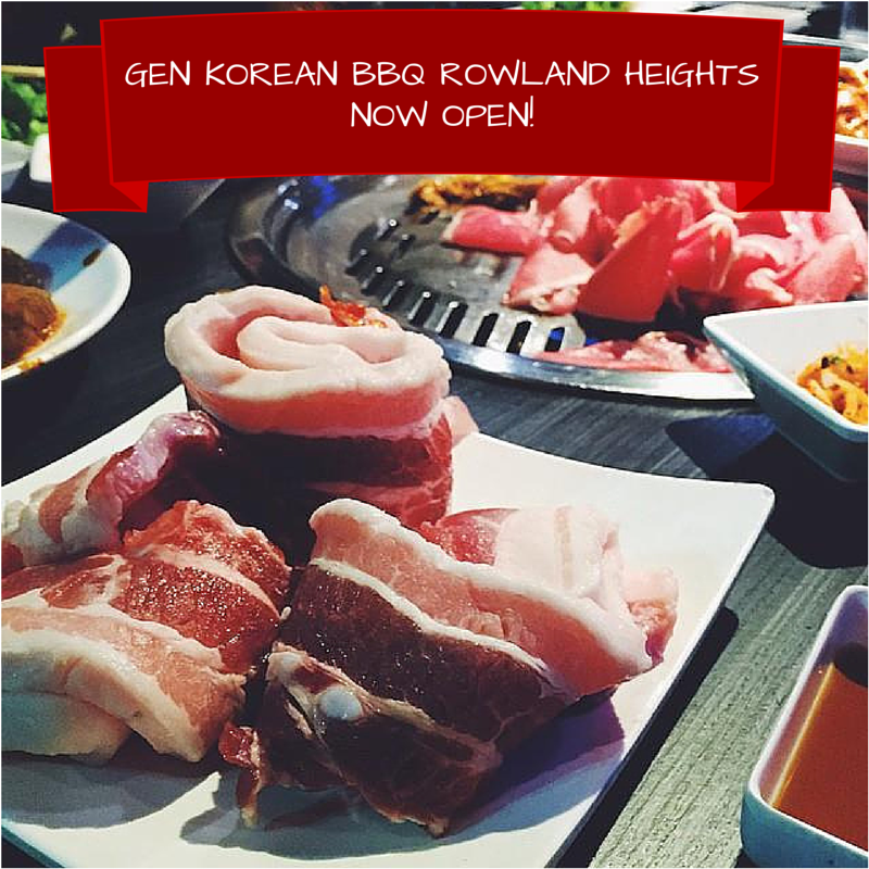 GenKoreanBBQ's tweet photo. This time we mean it! It's for real! Gen Korean BBQ Rowland Heights is now open for your meaty pleasures! 😉 http://t.co/nZmvHMLWFY