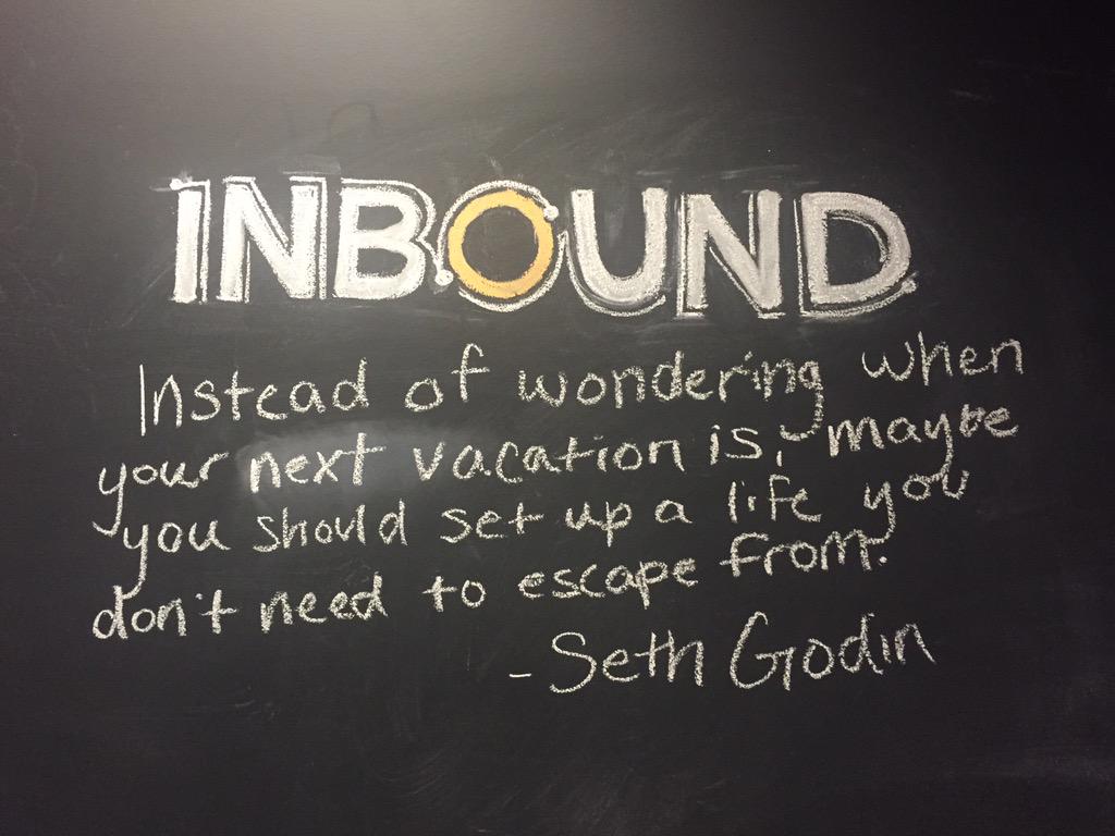 RedShip1's tweet image. RT @INBOUND: It's #quoteoftheday from #INBOUND15 featuring @ThisIsSethsBlog!  #happylife #motivation
