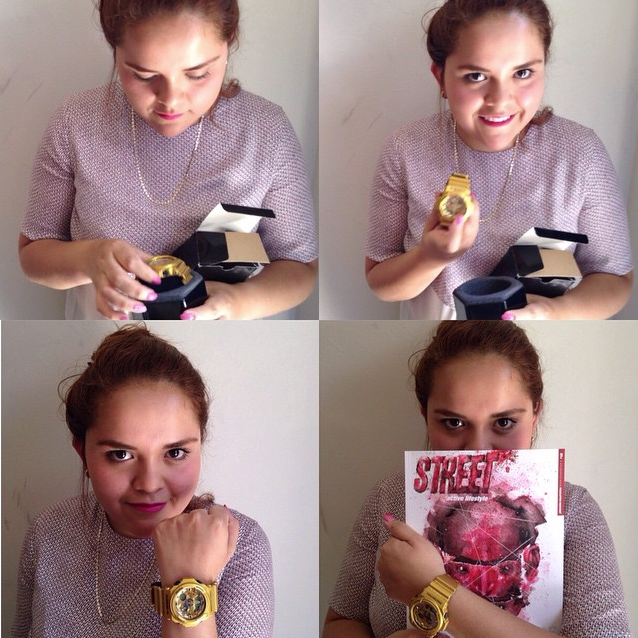 StreetAL's tweet photo. Aquí Fer Madrid @LuaPave Ganadora del @gshockmexof Crazy Gold / Escucha #ActiveLiveSounds y gana #sigueenelcamino http://t.co/1mHNyUdUoc