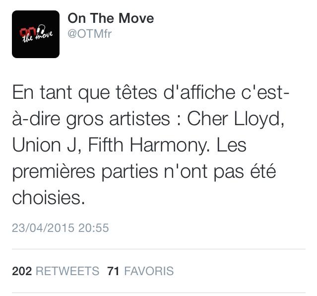 FifthH_France's tweet photo. @5HMyIdools C'est très probable grace à @OTMfr qui vont organiser un concert regroupant pleins d'artistes #MMMCTS2 http://t.co/fLuXSE1vpK