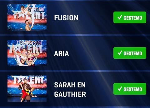 BEVER_aert's tweet photo. Gestemd, op de beste 3 van de avond vond ik. #BGT #vtmapp http://t.co/oX32dT5oUQ