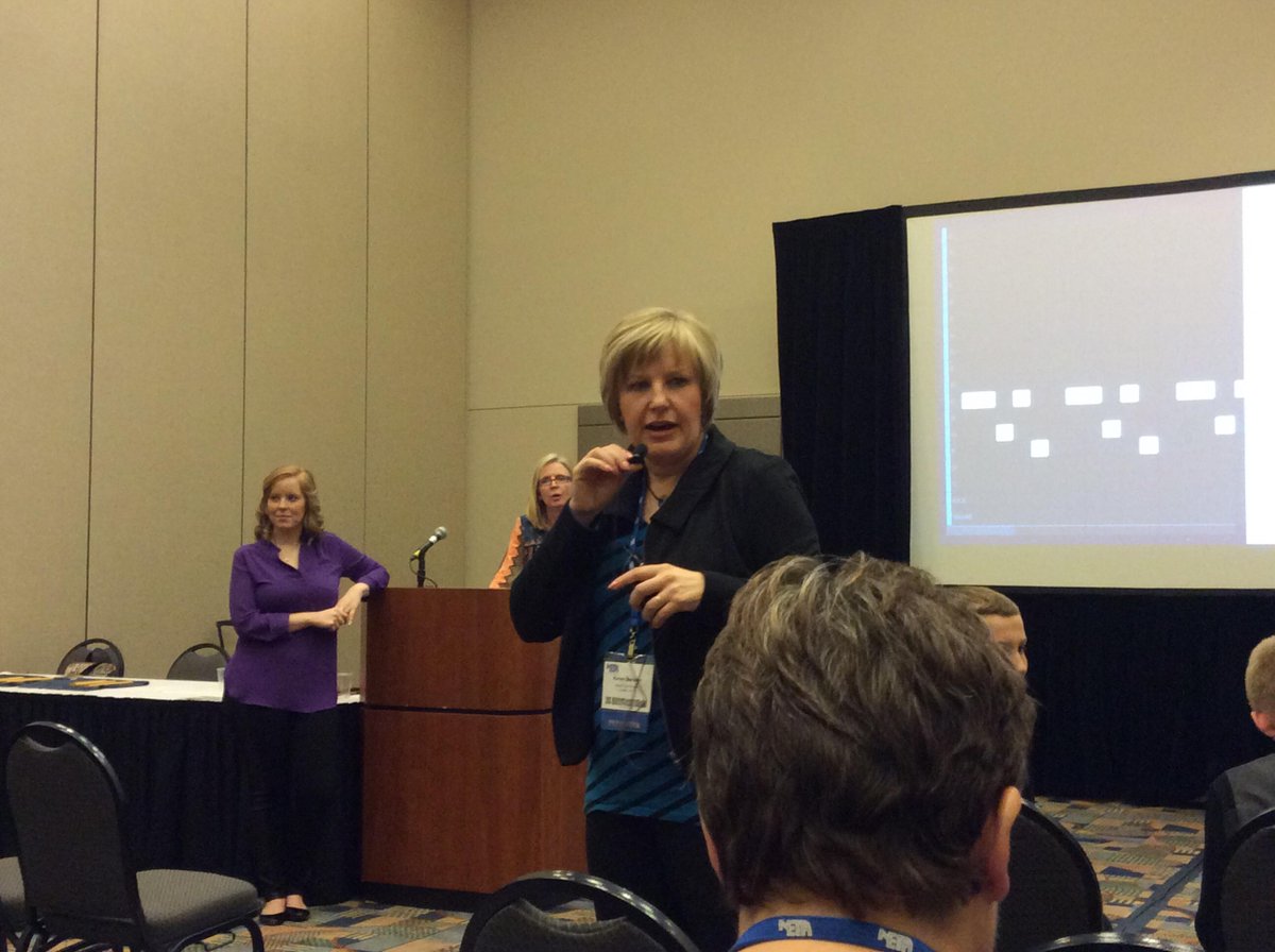 SaraJo17's tweet photo. Beatwave, Garage Band, and Pentatonics with iPads. @CodyElementary #neta2015 http://t.co/ZxW2IN2RDy