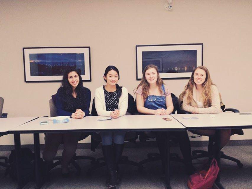 YACatHCF's tweet photo. Great start to our meeting this week! Thanks to @Ashley__Yu for bringing cupcakes and donuts! http://t.co/lwhlgEeDff