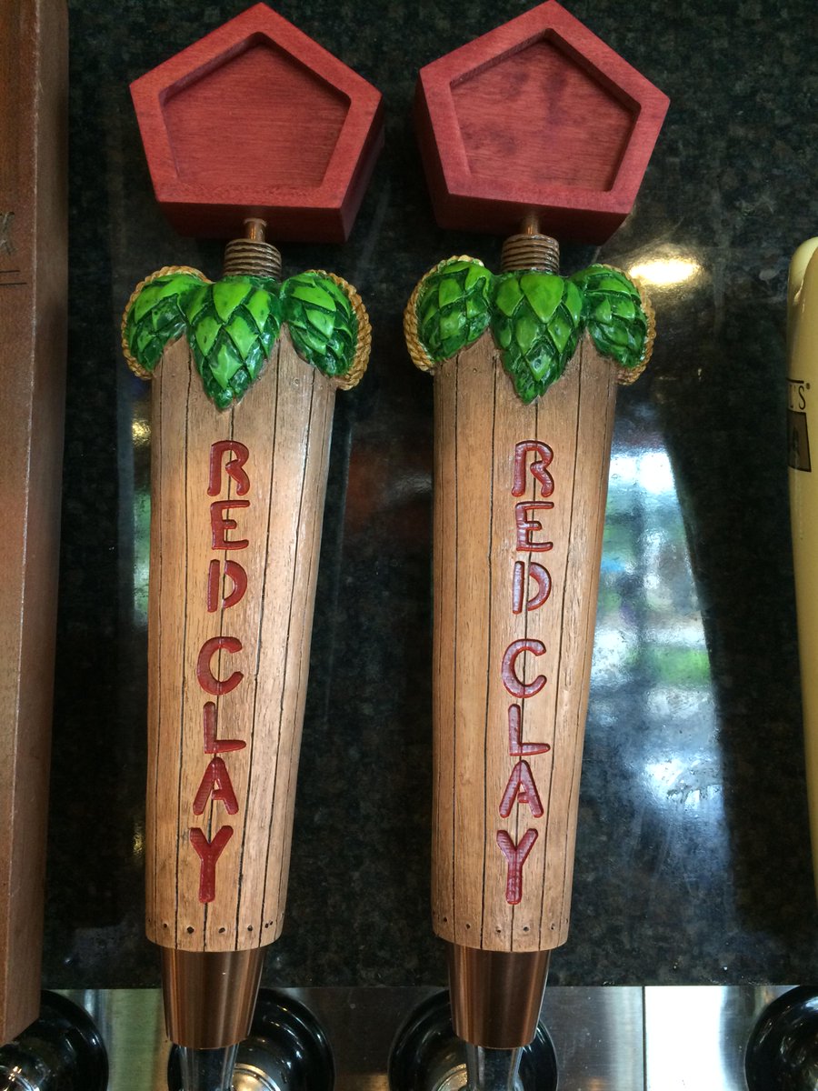 AuburnBeefs's tweet photo. We’re happy to announce that we’ve tapped Opelika’s own @redclaybrew! We have their Hop Jubilee IPA &amp; Hay Shed Saison http://t.co/U3RgUZIrlF
