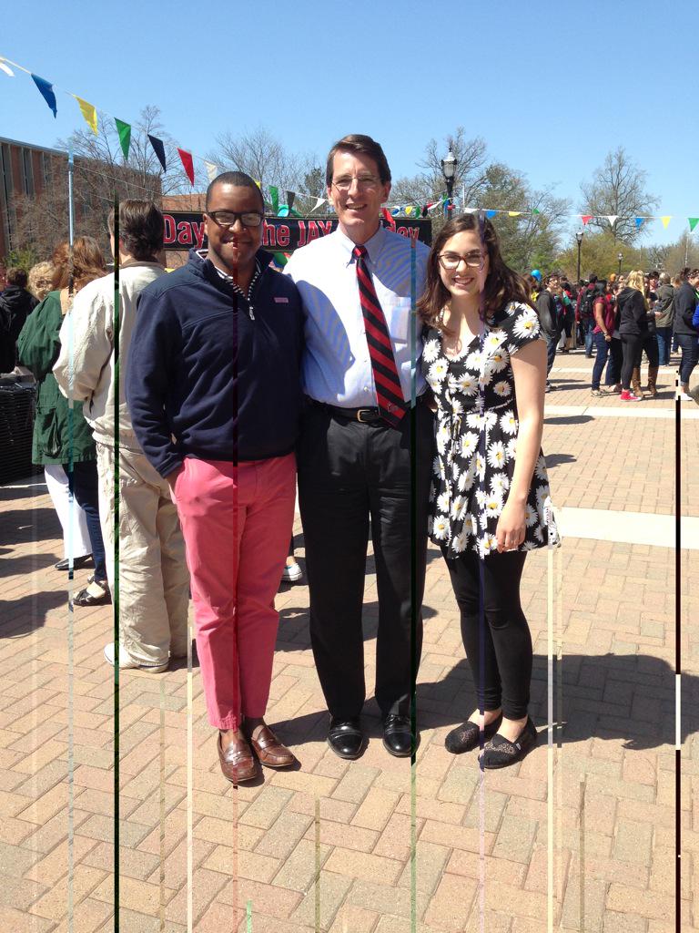 Rock_Jones_'s tweet photo. Another great Day on the JAY. Glad to see Jerry and Emma along with all of OWU. http://t.co/5qD4lVv5bt
