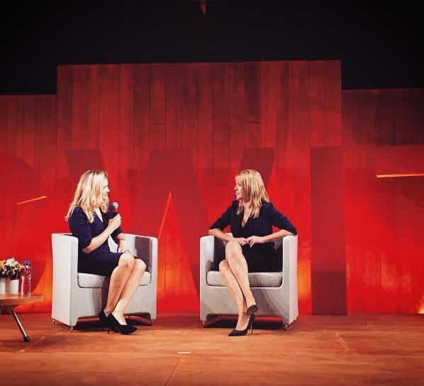 Had the pleasure to interview the smart, witty Claire Byrne #clairebyrnelive #CWITFB2015