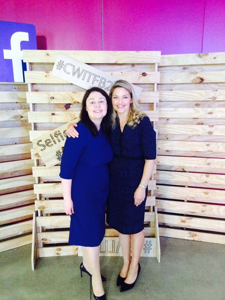 Connecting Women in Technology. Feeling inspired. #clairebyrnelive #CWITFB2015