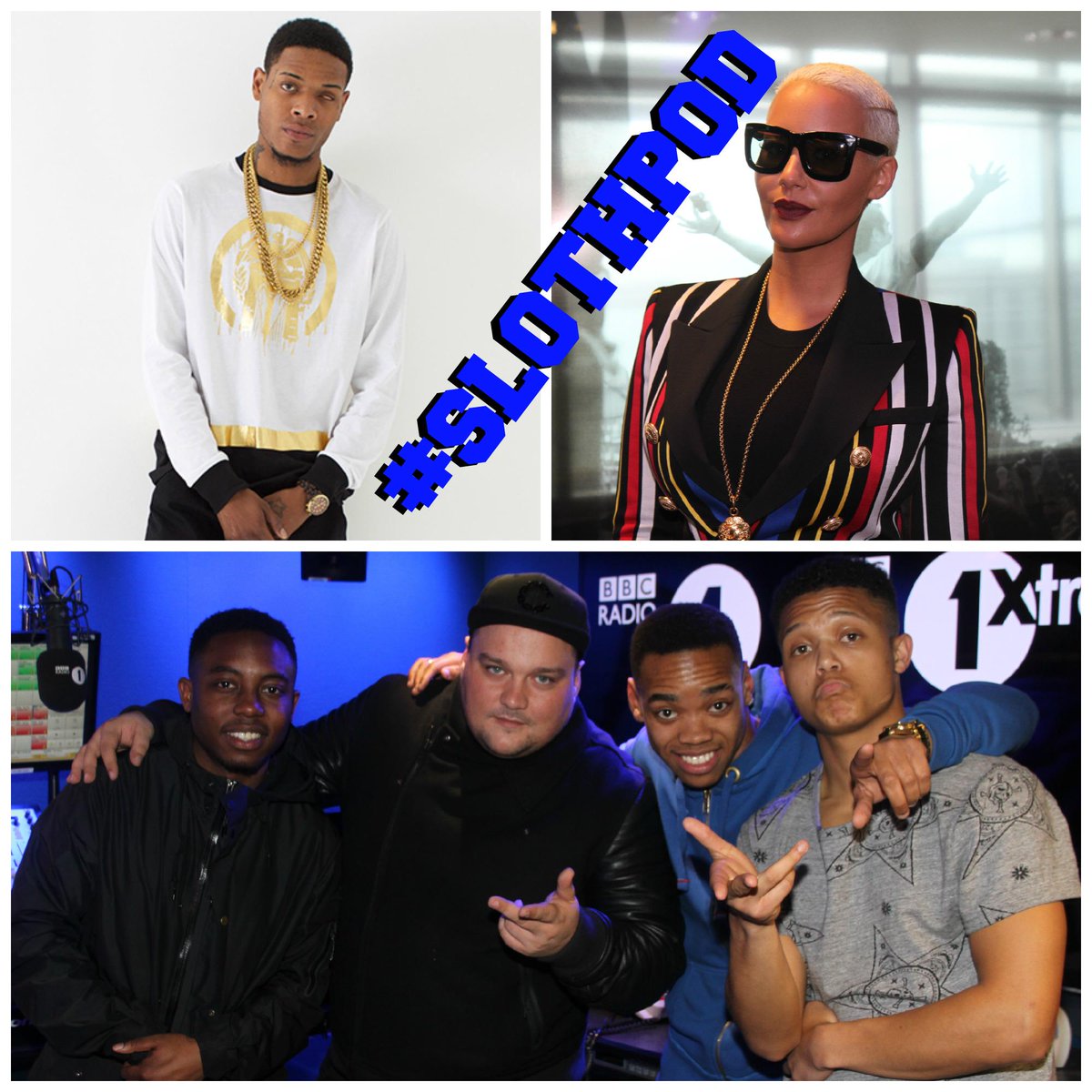 CharlieSloth's tweet photo. #SlothPod Alert! Download it now to hear @DaRealAmberRose, @MandemOnTheWall's FITB &amp; @fettywap http://t.co/KixTeSCYJ5 http://t.co/v7Nr5bvzIk