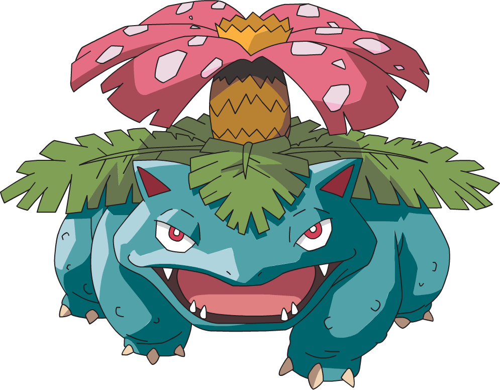 Maestro Pokemon. on X: Pokemon nº 3: Venusaur Tipo: planta/veneno 1º  Generación  / X