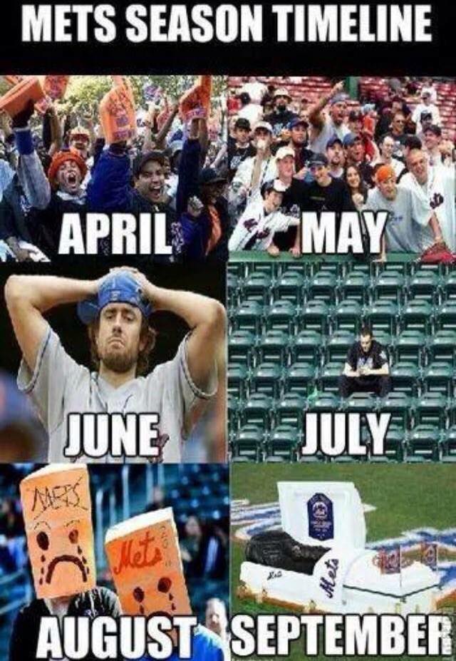 MLB Memes on X: Everything is right on pace for #Mets fans http