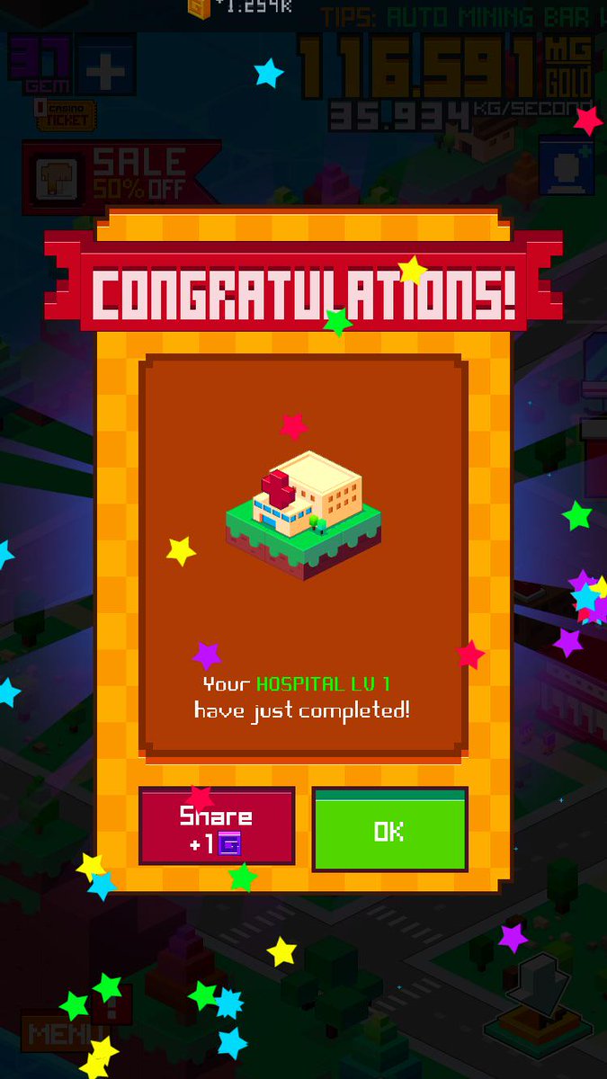 AsainLe's tweet image. My Hospital Level 1 have just completed! #CenturyCity itunes.apple.com/us/app/id95568…