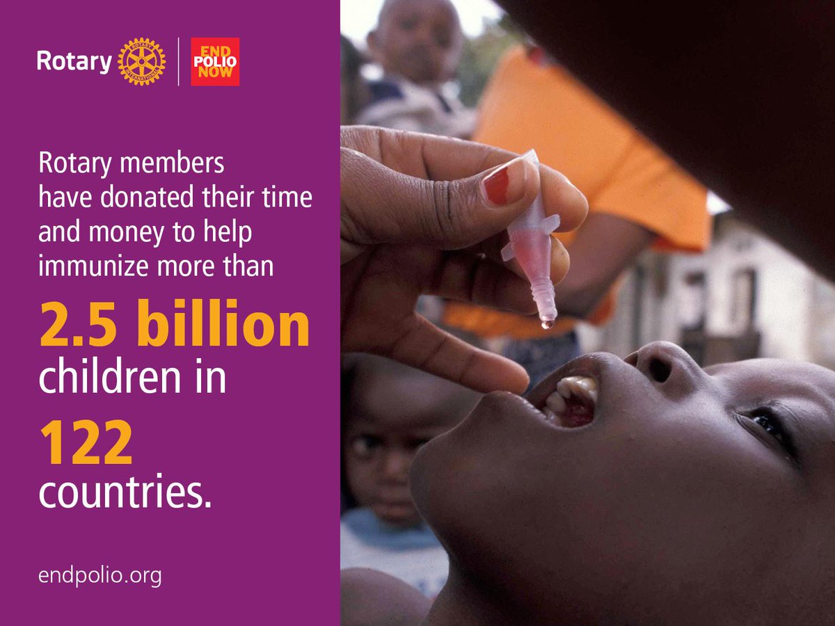 EndPolioNow's tweet photo. Thanks to our supporters &amp; @Rotary members who have helped us decrease #polio cases by 99%. #vaccineswork http://t.co/qMeSYddjoO