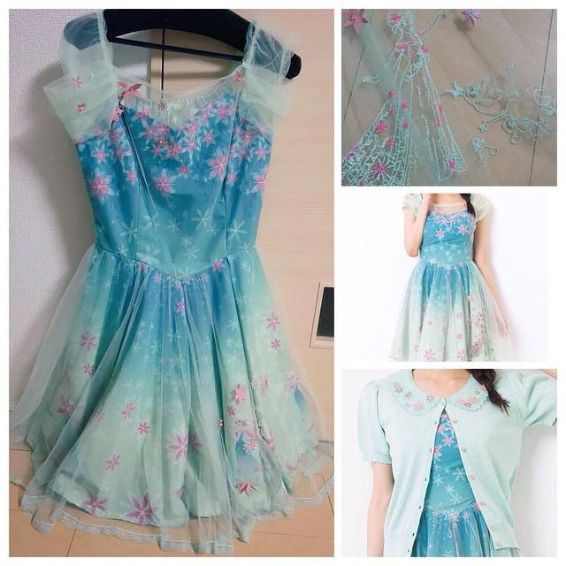 P*✨様 Secret Honey Frozen Feverエルサワンピ Secret Honey Elsa Frozen Fever Dress 2015 - Koumori no Hime