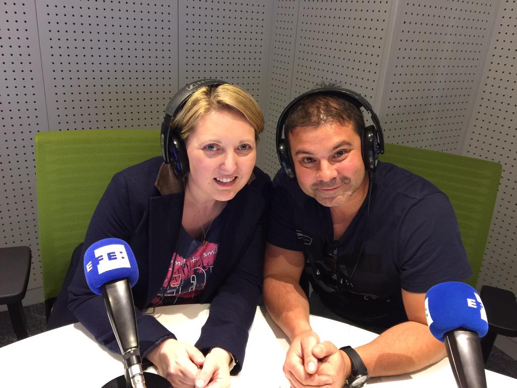 Tarde de Radio magnífica con mi amigo <a href="/jozecampoy/">Jose Campoy</a> como invitado en #LaBuenaVida @EFERadio #Madrid #muygrande