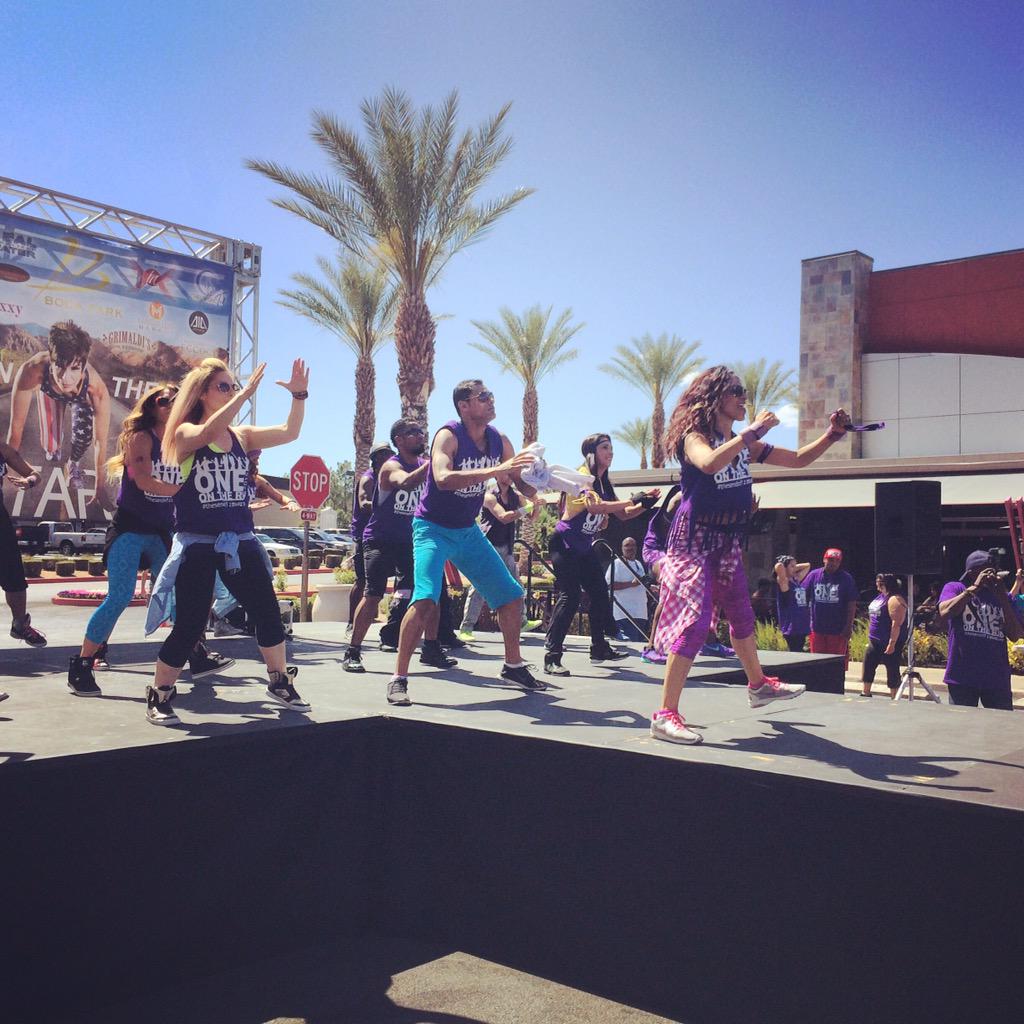 OurEVENTURE's tweet photo. Kick Off Zumbathon for One on the Run at Boca Park! #oneontherun #HDY5K #runHelenerun http://t.co/kioOxoO1PD