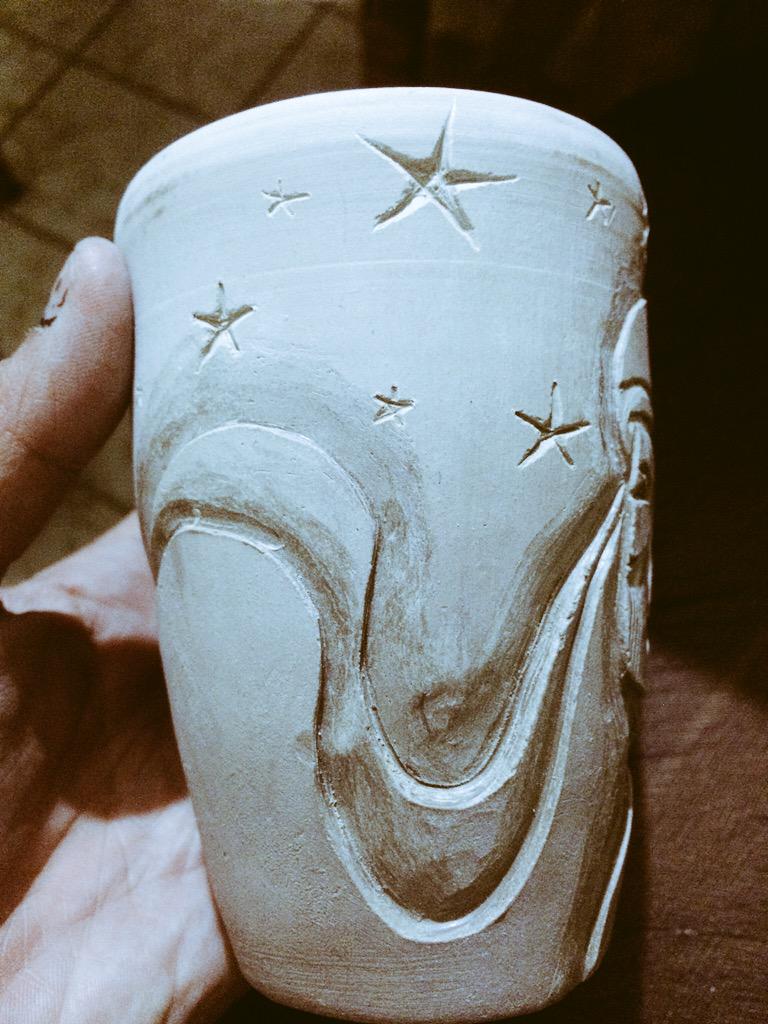 Pua69art's tweet photo. #toest & #mska #collaboration #tagsoncups #mska69 #pua69 #allart #ceramics #ruggedflix #cups #toronto #blackcat #taza http://t.co/RwuZz3gCLm