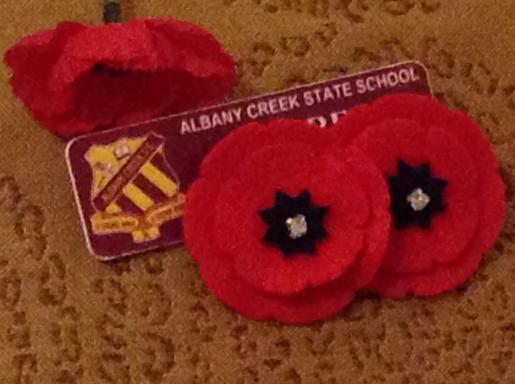 Wear poppies and badges with pride today to honour the Anzacs