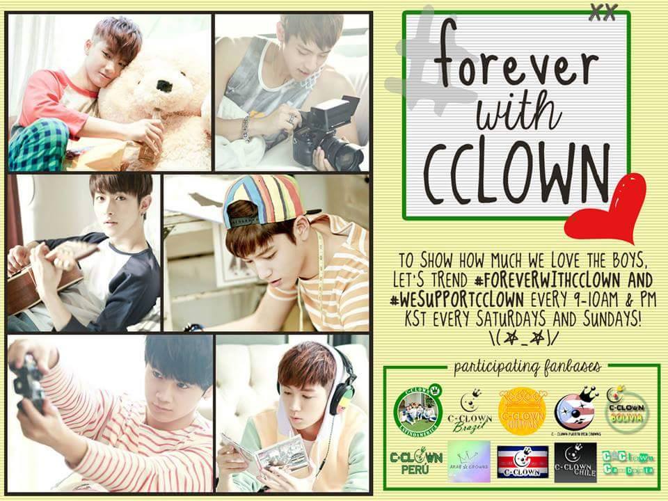 CClown_LA's tweet photo. CROWNs! Don't forget to use the HTs #ForeverWithCClown & #WeSupportCClown! Let's show support to our boys! ^^ http://t.co/W7igl55z4M