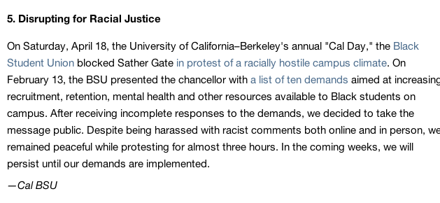 CalBSU's tweet photo. Article in @thenation about our demands and recent #BlackAtCal day protest. #Ferguson2Cal
http://t.co/CdtZ1RLtE6 http://t.co/YQsq3LwuSo
