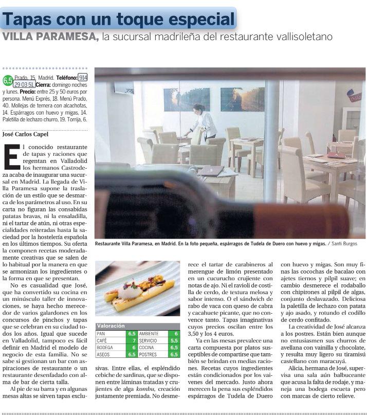 Espárragos de #tudeladeduero hoy en el periódico <a href="/elpais/">elpais</a>