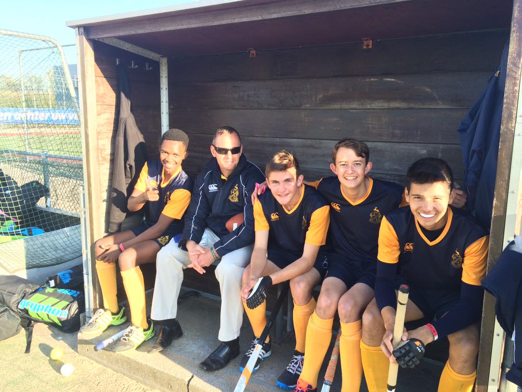 KeeBridget's tweet photo. @StDavids_Marist hockey enjoying a successful double win vs Purmerend to complete their 3rd game in Amsterdam http://t.co/b8HYY3t1ea