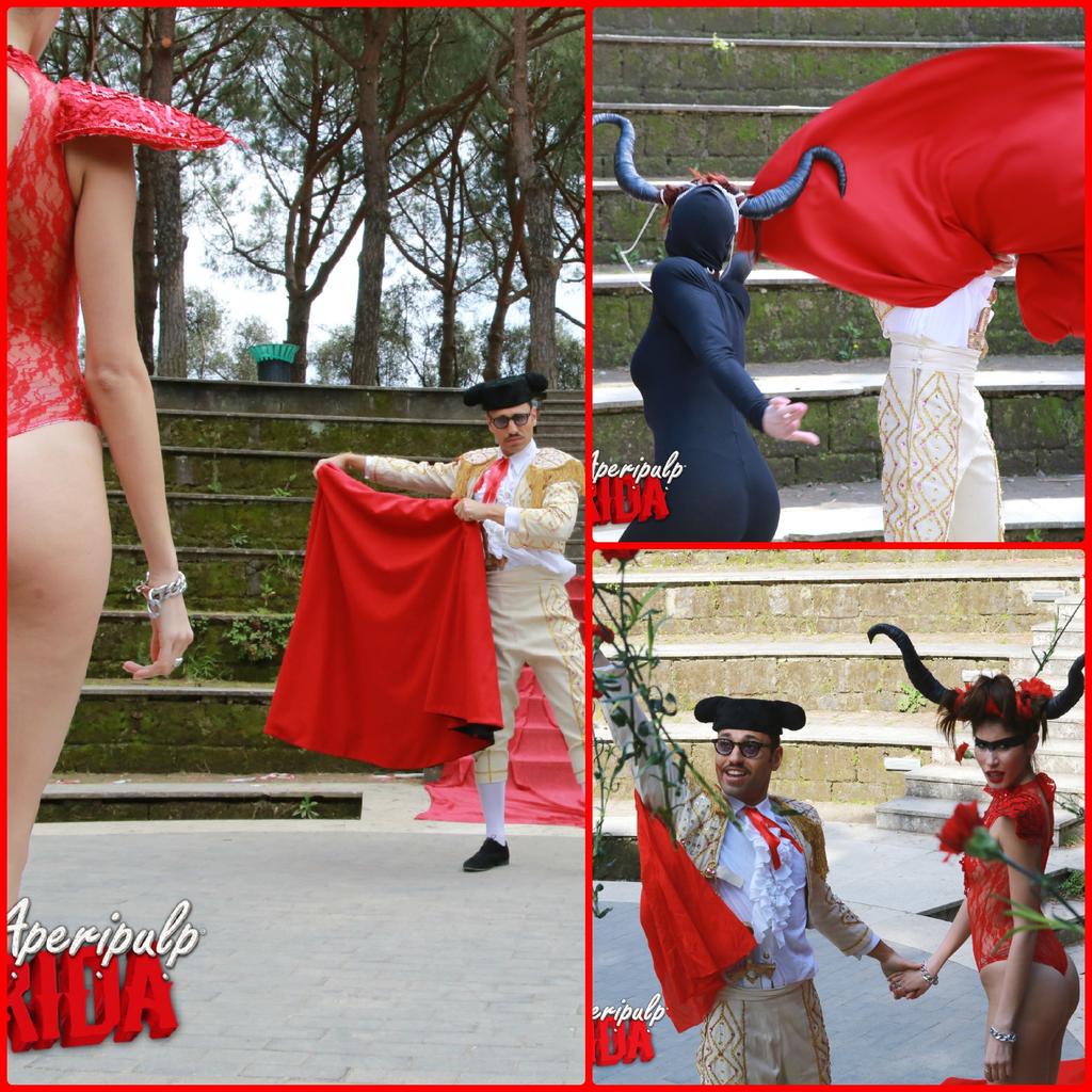 Aperipulp's tweet photo. A little preview.. Promo of soon #aperipulp #aperipulp1maggio #aperipulplacorrida #1maggio #corrida #torero http://t.co/R1jugJJaVu