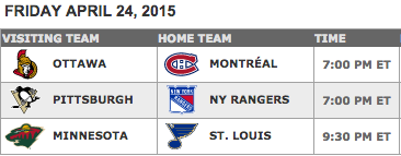 NHL tweet media