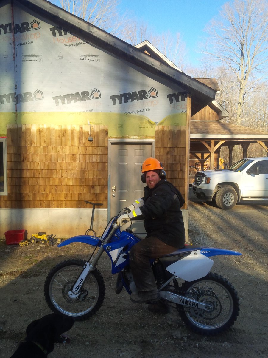 lou1710's tweet photo. Loggers on dirt bikes. Hope these bushes dry up soon cause people are getting bored around here http://t.co/eDYP9udN08
