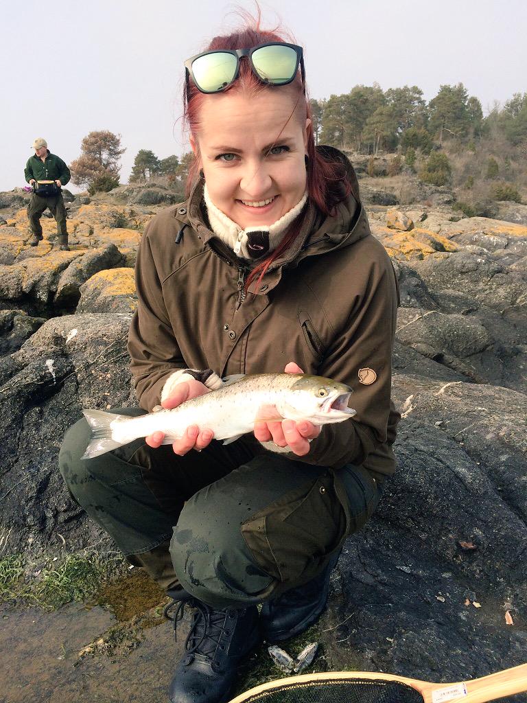 Siljum's tweet photo. Sjøørret ☺️ http://t.co/DmuGnbERXn