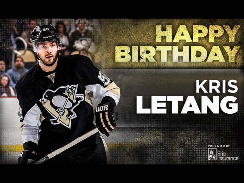  Happy Birthday KRIS LETANG!!!!!!!! From 8 yr old drummer Alex Shumaker. 