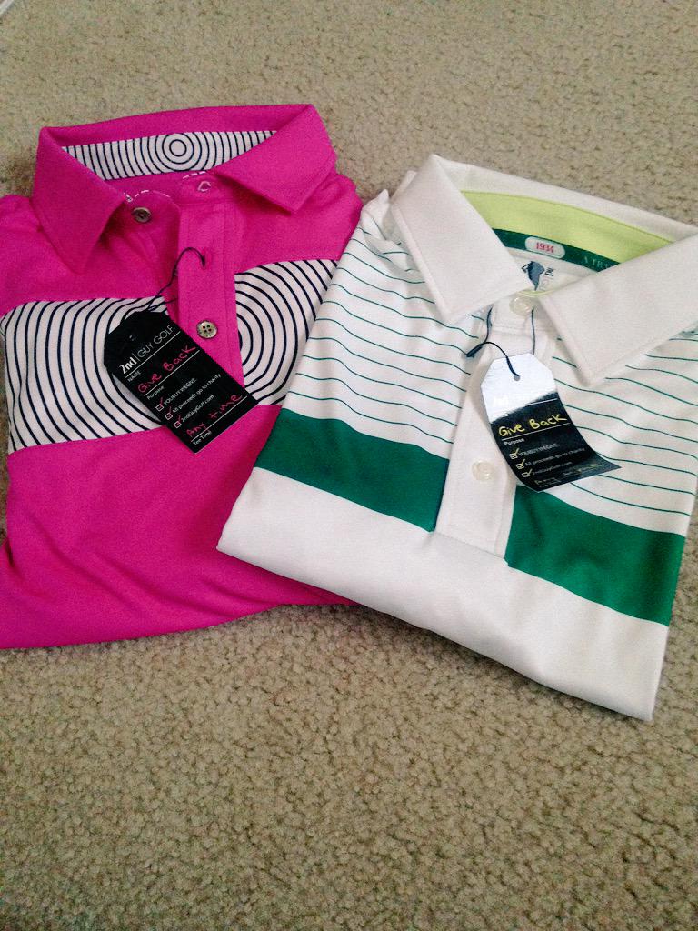 mmaynard511's tweet photo. Look what arrived! Talk about styling and profiling! A little big should have went w/ M. #MastersContest @2ndguygolf http://t.co/JQ8uZOjjaE